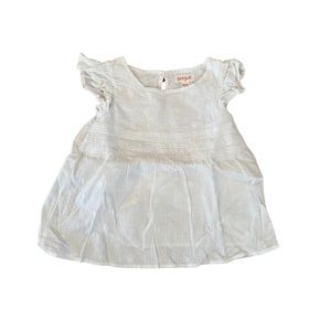 Cat & Jack white cap sleeve blouse
